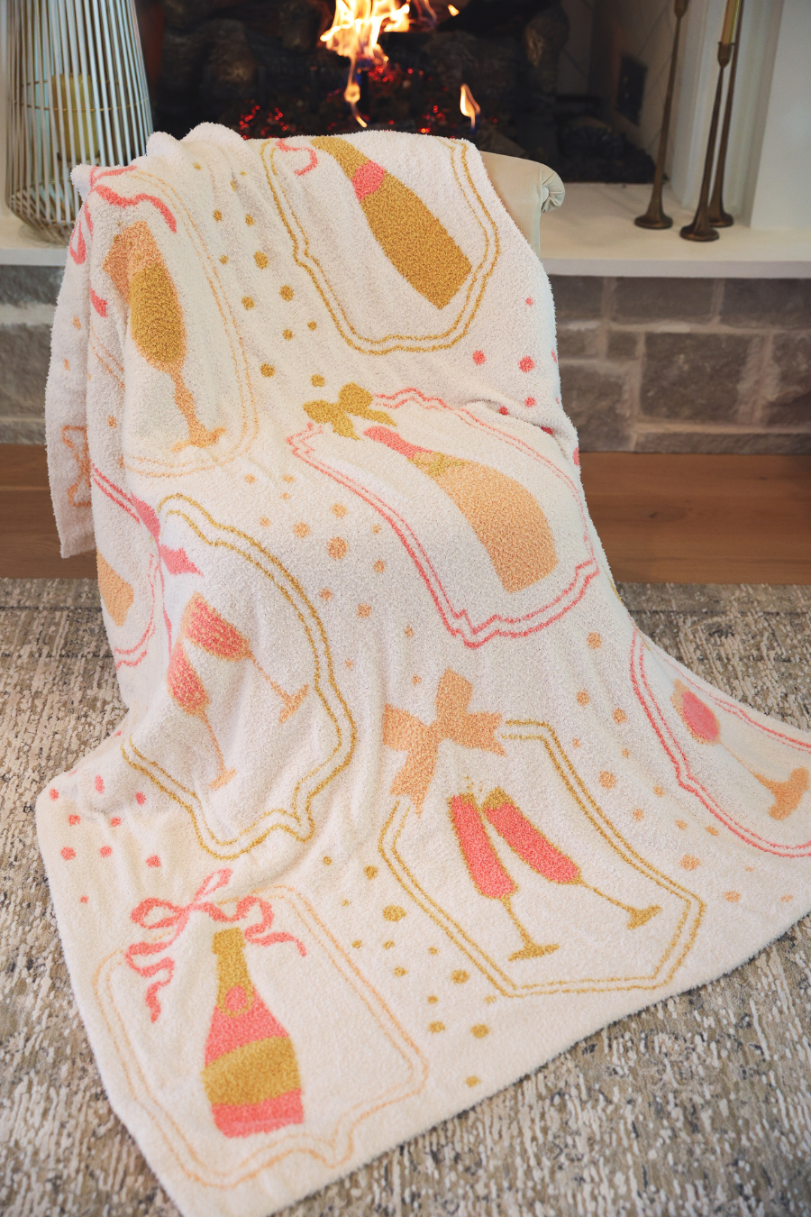 Bows & Bubbly LUXE Blanket