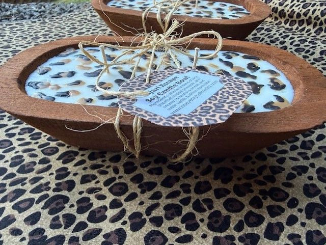 Safari Escape 8.5” Dough Candle Bowl