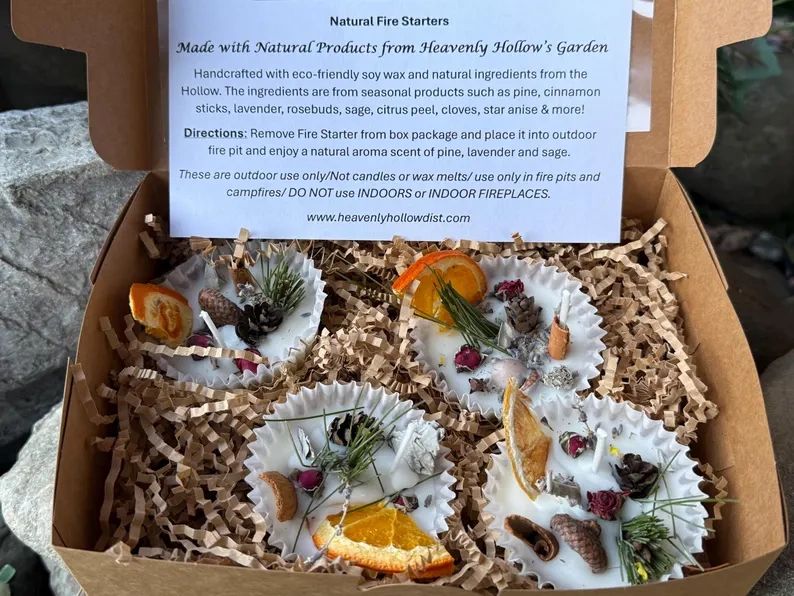 All Natural Heavenly Campfire Starters 4PK