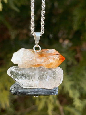 Grounding Stone Pendant Necklace