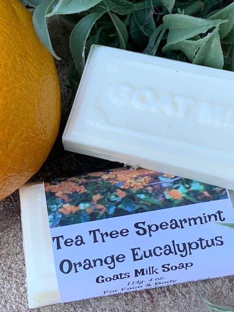 Tea Tree Spearmint & Orange Goats Milk Soap