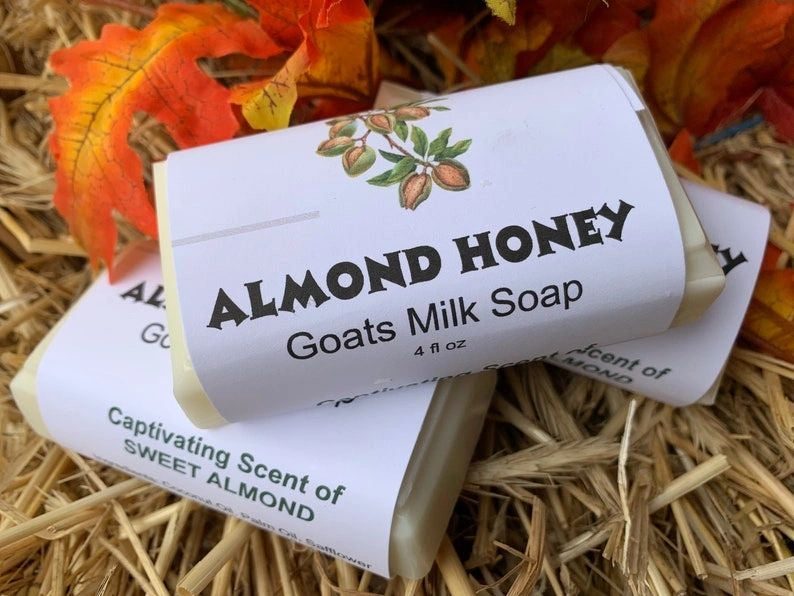 Almond & Honey Goats Milk Soap