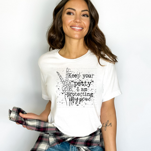 Keep Your Petty White Unisex T-Shirt