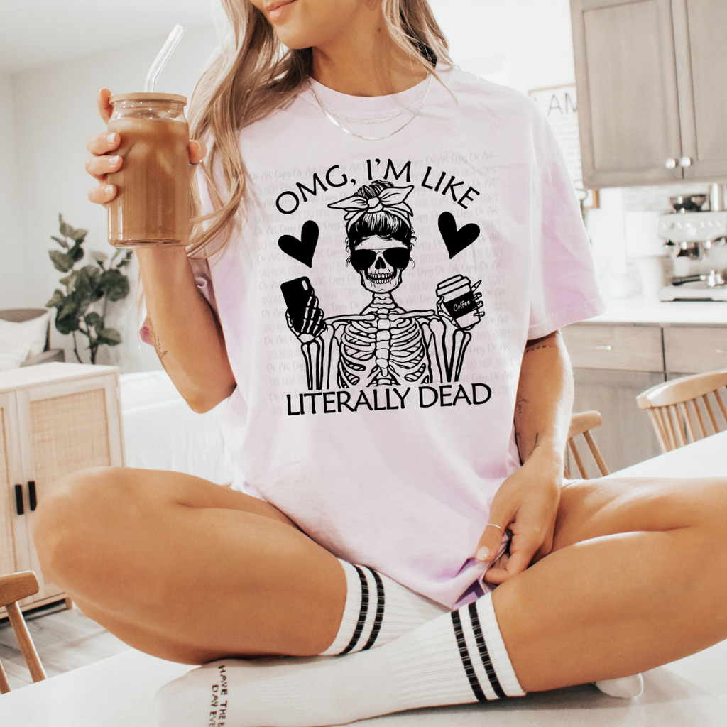 Literally Dead Pink Unisex T-Shirt