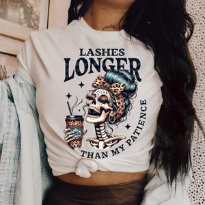 Lashes Longer Tan Unisex T-Shirt