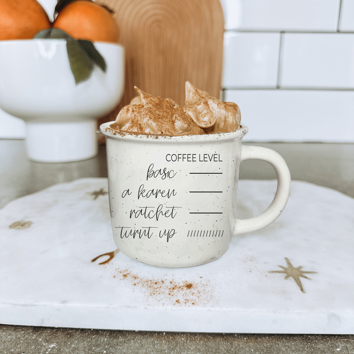 Coffee Level Ceramic Coffee Mug