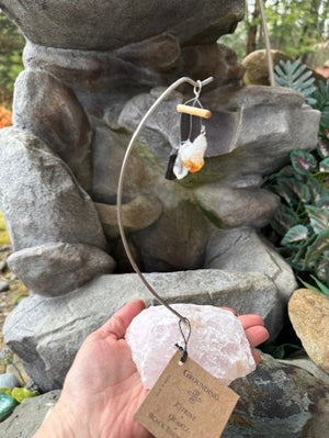 Grounding Positive Vibes Crystal Desk Chime