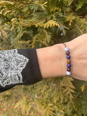 Calming Anxiety Support Crystal Bracelet