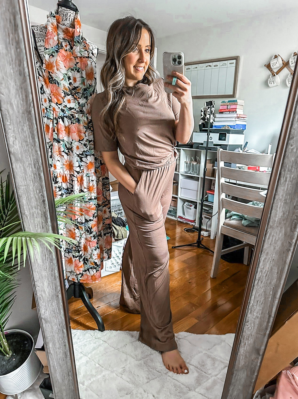 Infinity On The Go Smokey Gray Lounge Set