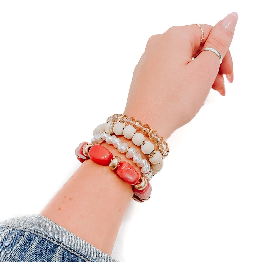 The Stone Sunrise Bracelet Combo Stack