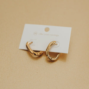 The Flirty Fantasy Oval Hoop Earrings