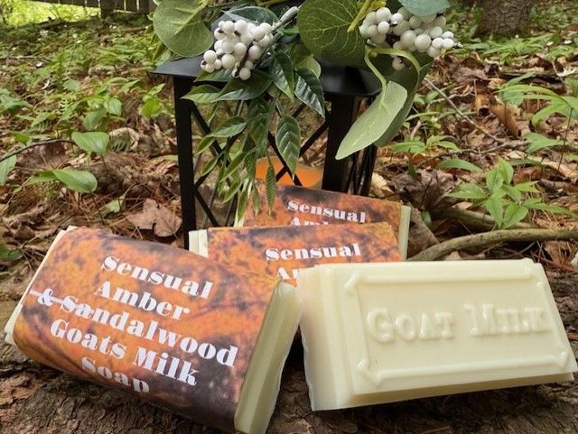 Sensual Amber Sandalwood Goats Milk Soap