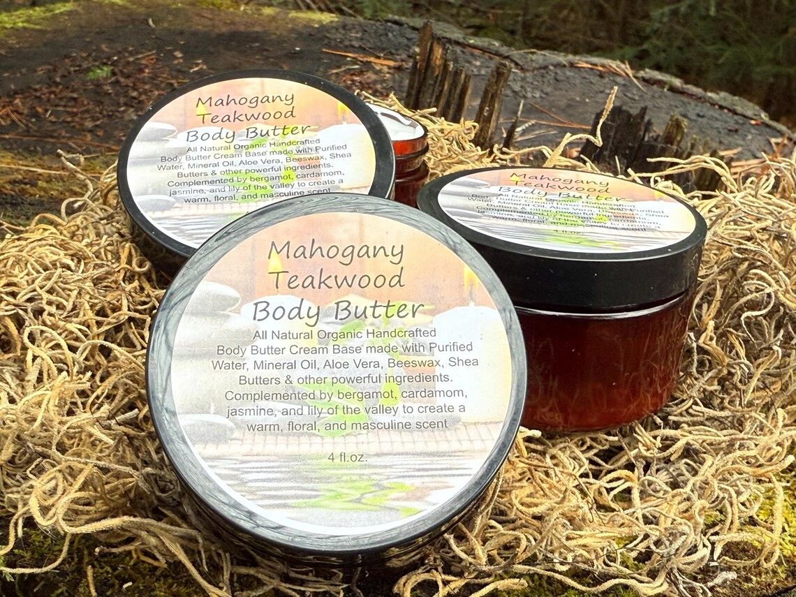 Mahogany Teakwood Body Butter 4OZ