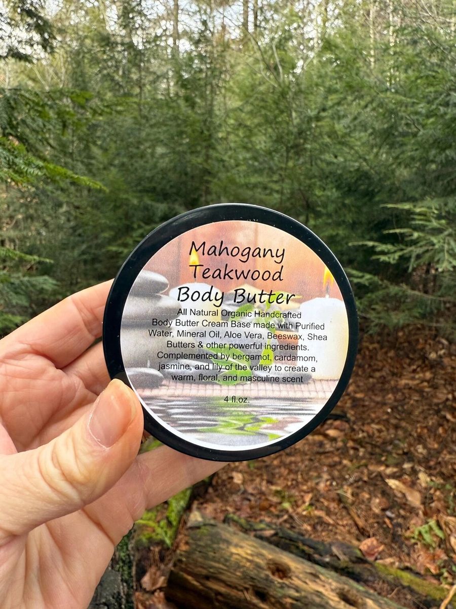 Mahogany Teakwood Body Butter 4OZ