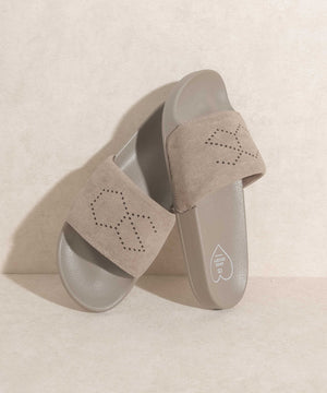 The Journey Grey Perforated Slides