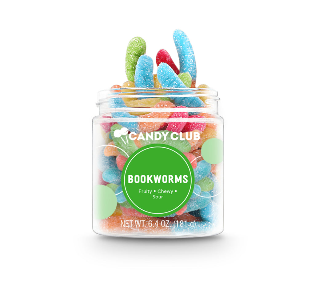 Sour Gummy Bookworms Candy Club