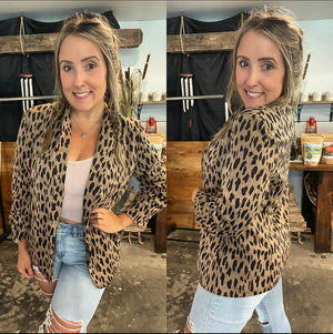Wild Side Leopard Blazer