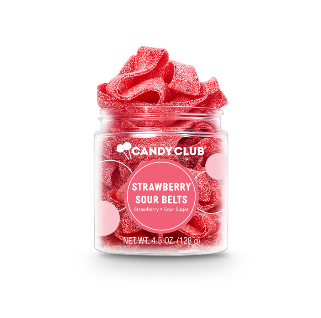 Strawberry Sour Belts Candy Club