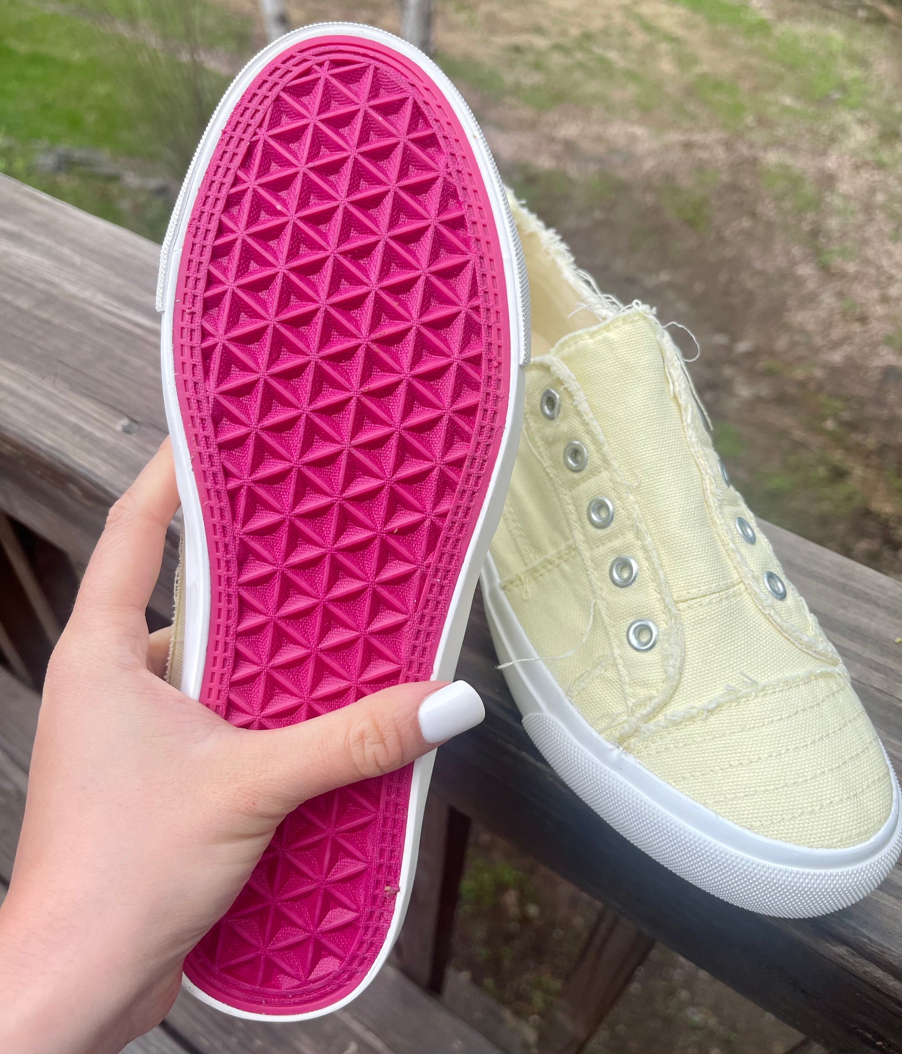 Butter Me Up Yellow Babalu Corky’s Sneakers