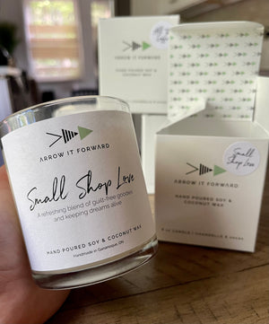 Small Shop Love 8OZ Soy Candle