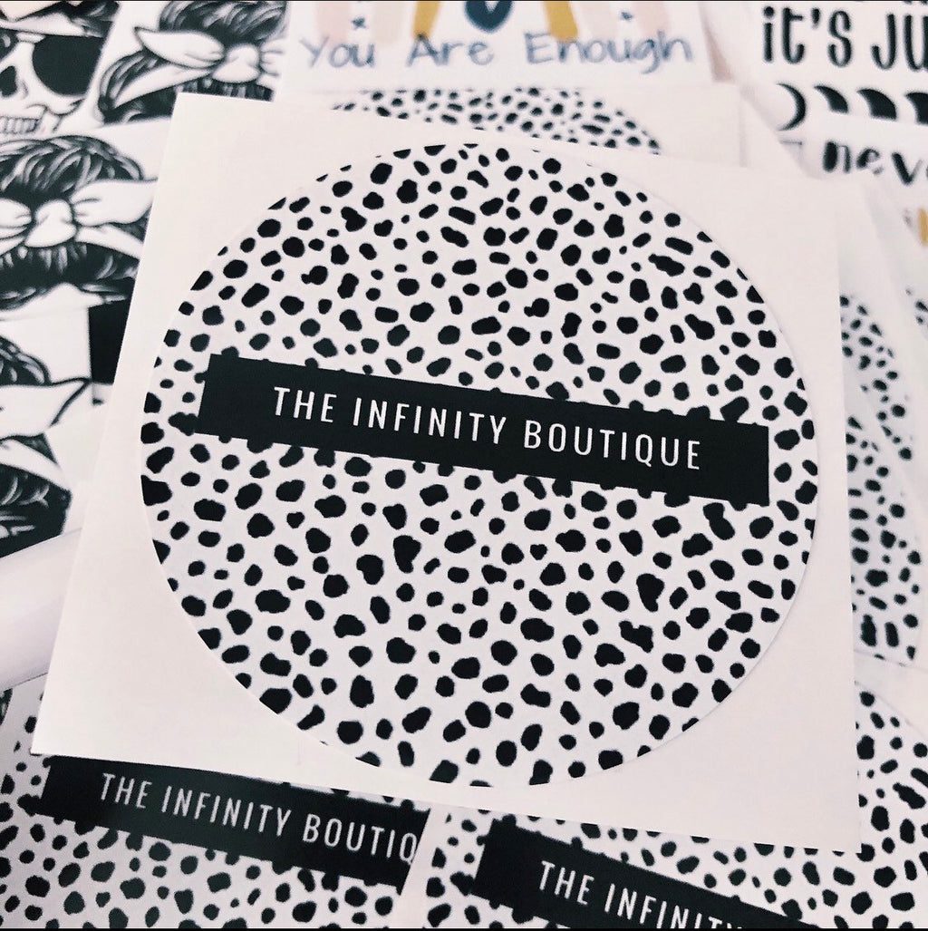 The Infinity Boutique Dalmatian Glossy Sticker