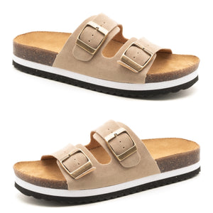 Tan Suede Beach Babe Corky’s Sandals