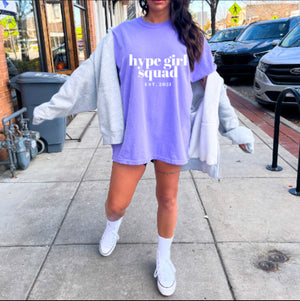 Hype Girl Squad EST 2021 Unisex Cotton T-Shirt