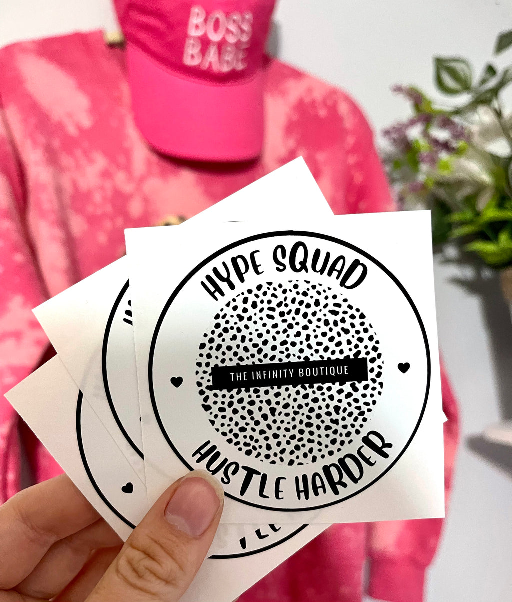 Hype Squad Infinity Boutique Dalmatian Glossy Sticker