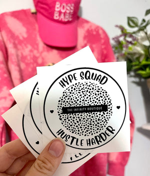 Hype Squad Infinity Boutique Dalmatian Glossy Sticker