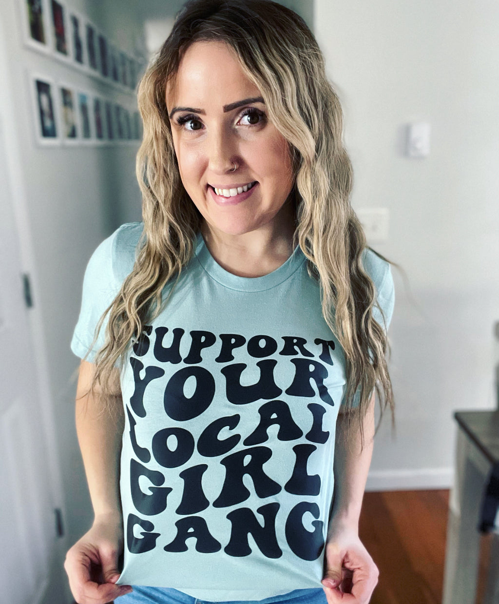 Support Your Local Girl Gang Unisex Cotton T-Shirt